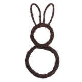 Vickerman 26"H x 12"W Bunny Outline Wreath