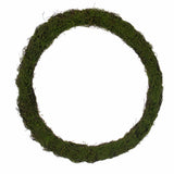 Vickerman Circular Twig Wreath, 18", Green / Brown