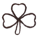 Vickerman 24"H x 24"W Shamrock Outline Wreath, Brown