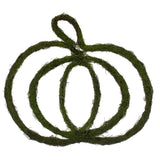 Vickerman 24"H x 24"W Pumpkin Outline Wreath, Green / Brown