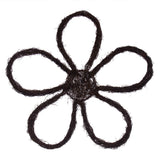 Vickerman 24"H x 24"W Flower Outline Wreath, Brown