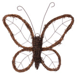 Vickerman 13"H Butterfly Outline Wreath, Brown