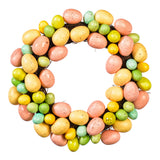 Vickerman Artificial Pastel Easter Egg Wreath, 13"