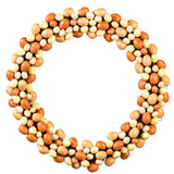 Vickerman Artificial Coral/White Easter Eggs Wreath, 24"