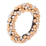 Vickerman Artificial Orange/Ivory Easter Eggs Wreath