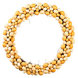 Vickerman Artificial Orange/Ivory Easter Eggs Wreath, 24"