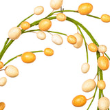 Vickerman Artificial Orange/Ivory Easter Eggs Garland