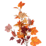Vickerman Artificial Orange Fall Maple Leaf Wreath