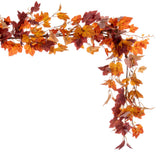 Vickerman Artificial Orange Fall Maple Leaf Garland