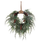 Vickerman Snow Cedar Wreath, 18"