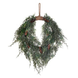Vickerman Snow Cedar Wreath, 24"