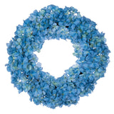 Vickerman 20" Real Touch Hydrangea Wreath, Blue