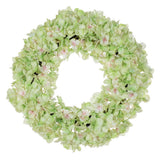Vickerman 20" Real Touch Hydrangea Wreath, Green