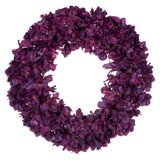 Vickerman 20" Real Touch Hydrangea Wreath, Burgundy
