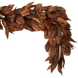 Vickerman Brown Artificial Magnolia Leaf Garland