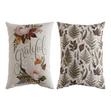 Fall Splendor Grateful Climaweave Throw Pillow 13" x 18" By Nicole Tamarin
