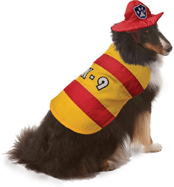King Wholesale Fashion Pet Halloween Dog Costume Fireman