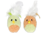 Multipet Feather Bird with Catnip Cat Toys - 2-Pack