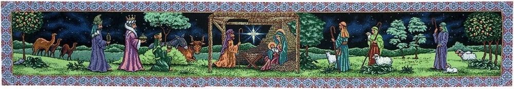 First Christmas Table Runner 13" x 72" By Manual Woodworkers & Weavers