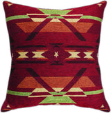 Flame Tapestry Throw Pillow 20" x 20" By Manual Woodworkers & Weavers