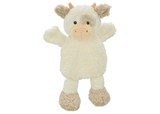 Multipet Pet Envy Crinkle Cow Flattie Plush Dog Toy - 15"