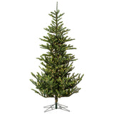 Vickerman Alberta Spruce Artificial Christmas Tree, 6', Warm White Mini Light