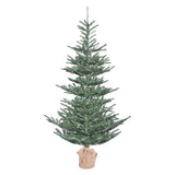 Vickerman Alberta Blue Spruce Artificial Christmas Tree, 4', Warm White Mini Light
