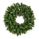 Vickerman Bangor Mixed Pine Artificial Christmas Wreath, 24", Unlit