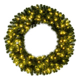 Vickerman Deluxe Sequoia Pine Wreath, 30", Multi 5mm LED