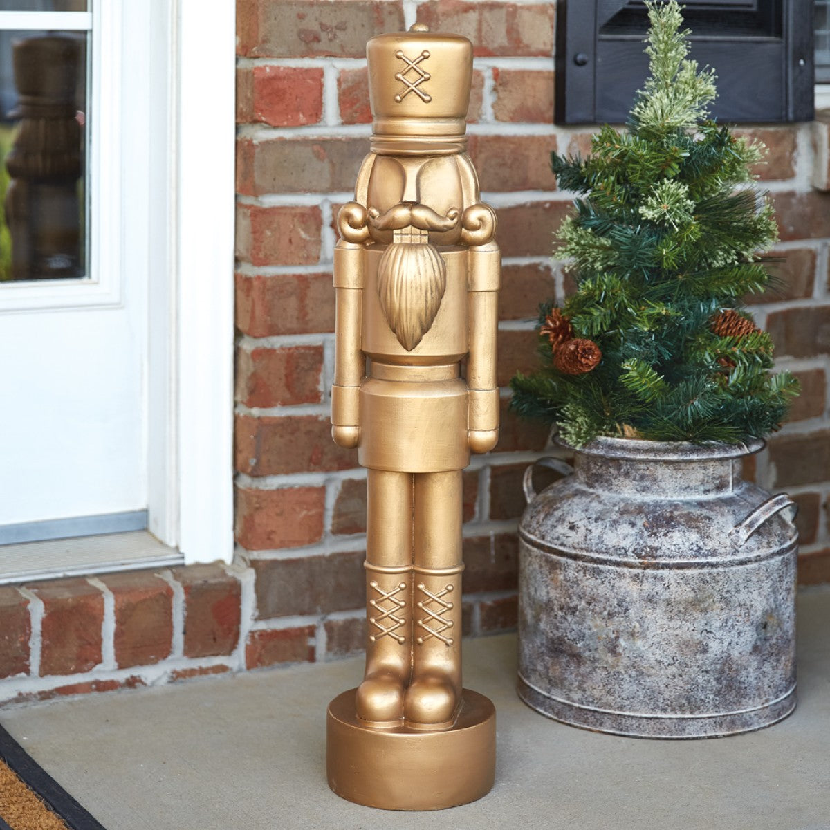 Gilded Nutcracker Statue CTW Home Collection