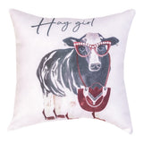 Girls Wanna Have Fun Gate Open Climaweave Throw Pillow 12" x 12" By Cynthia Coulter