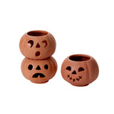 Grinning Pumpkins Votive, 2 Sets of 3 By Accent Decor