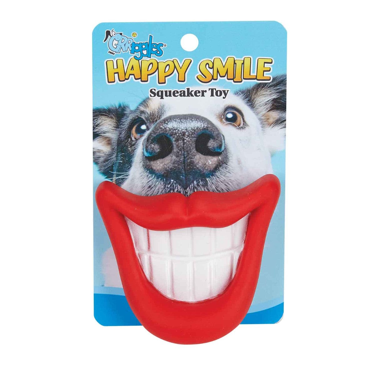 Grriggles Funny Face Squeaker Pet Toys (2 Styles Available)