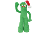 Multipet Holiday Gumby With Santa Hat Plush Dog Toy 9"