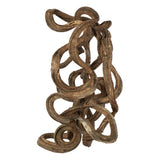 Vickerman 13" Coiled Vine, Dried, Natural