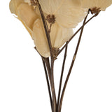 Vickerman 13.5-17" Bleached Dried Moneta Leaf on Twig Bundle Preserved