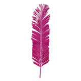 Vickerman 44" Round Tip Palm Leaf, 6, Raspberry