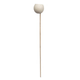 Vickerman Natural Botanicals 20" Bell Cup Bleached on Stem, 20"
