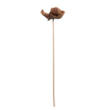 Vickerman 20" Palm Cap on Stem, Dried, 20"