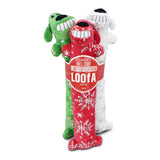 Multipet Loofa Dog Christmas Plush Dog Toy - 12"