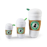 Haute Diggity Dog Starbarks Coffee Cup with Lid Plush Dog Toy