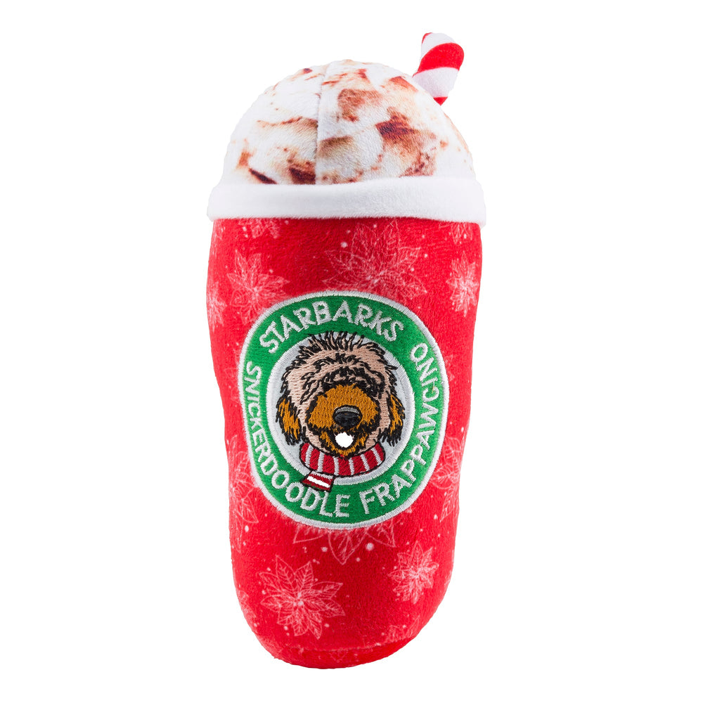 Haute Diggity Dog Starbarks Snickerdoodle Frappawcino Holiday Plush Dog Toy