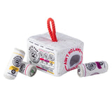 Haute Diggity Dog White Paw Grrriety Pack - Activity House Plush Dog Toy