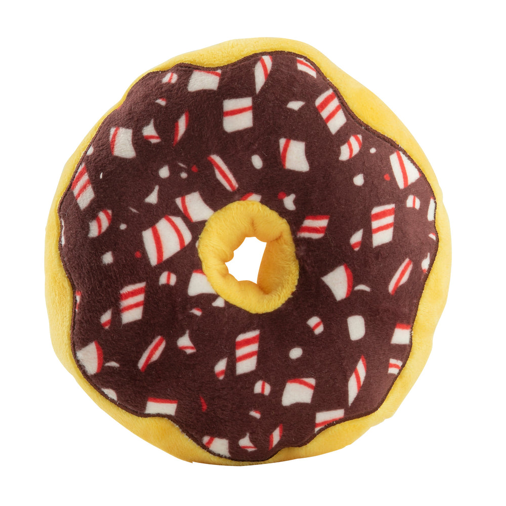 Haute Diggity Dog Puppermint Donut Holiday Plush Dog Toy