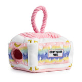 Haute Diggity Dog Pink Ombre' Chewy Vuiton Trunk Plush Dog Toy