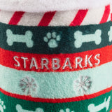 Haute Diggity Dog Starbarks Ginger Bark Latte Holiday Plush Dog Toy