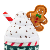 Haute Diggity Dog Starbarks Ginger Bark Latte Holiday Plush Dog Toy
