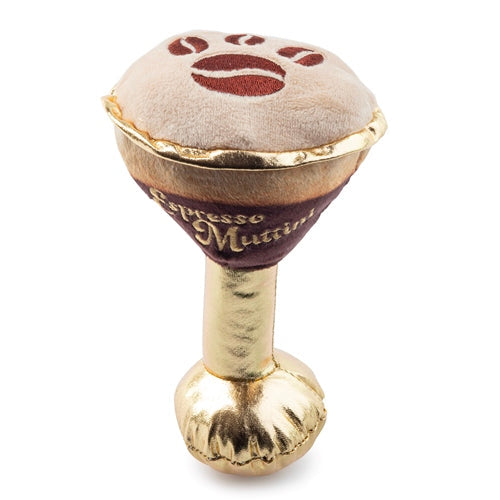 Haute Diggity Dog Espresso Muttini Plush Dog Toy