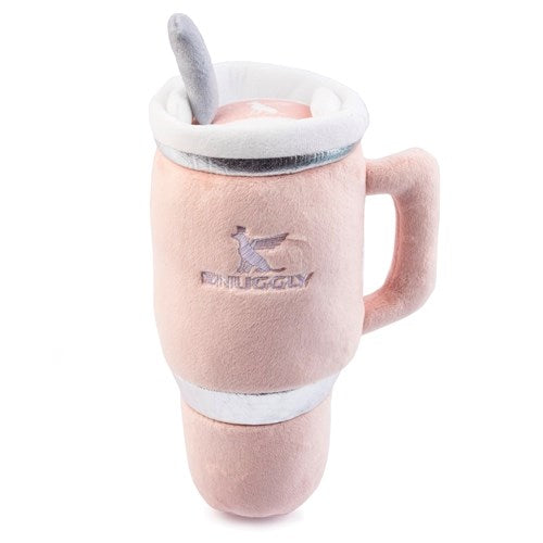 Haute Diggity Dog Snuggly Cup - Blush Plush Dog Toy