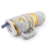 Haute Diggity Dog Holiday Snuggly Cup - Ivory Plush Dog Toy